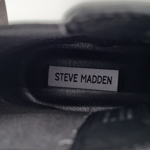 2175- Steve Madden Women’s Black Ankle Boots Sz 9 NWT – Minor Storage Scratches - Picture 9 of 14